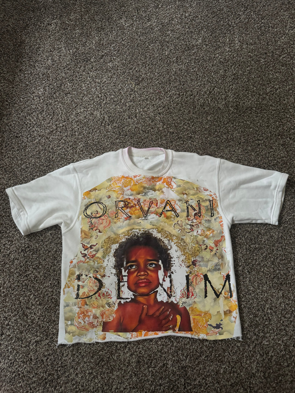 Orvani Denim Graphic T Shirt