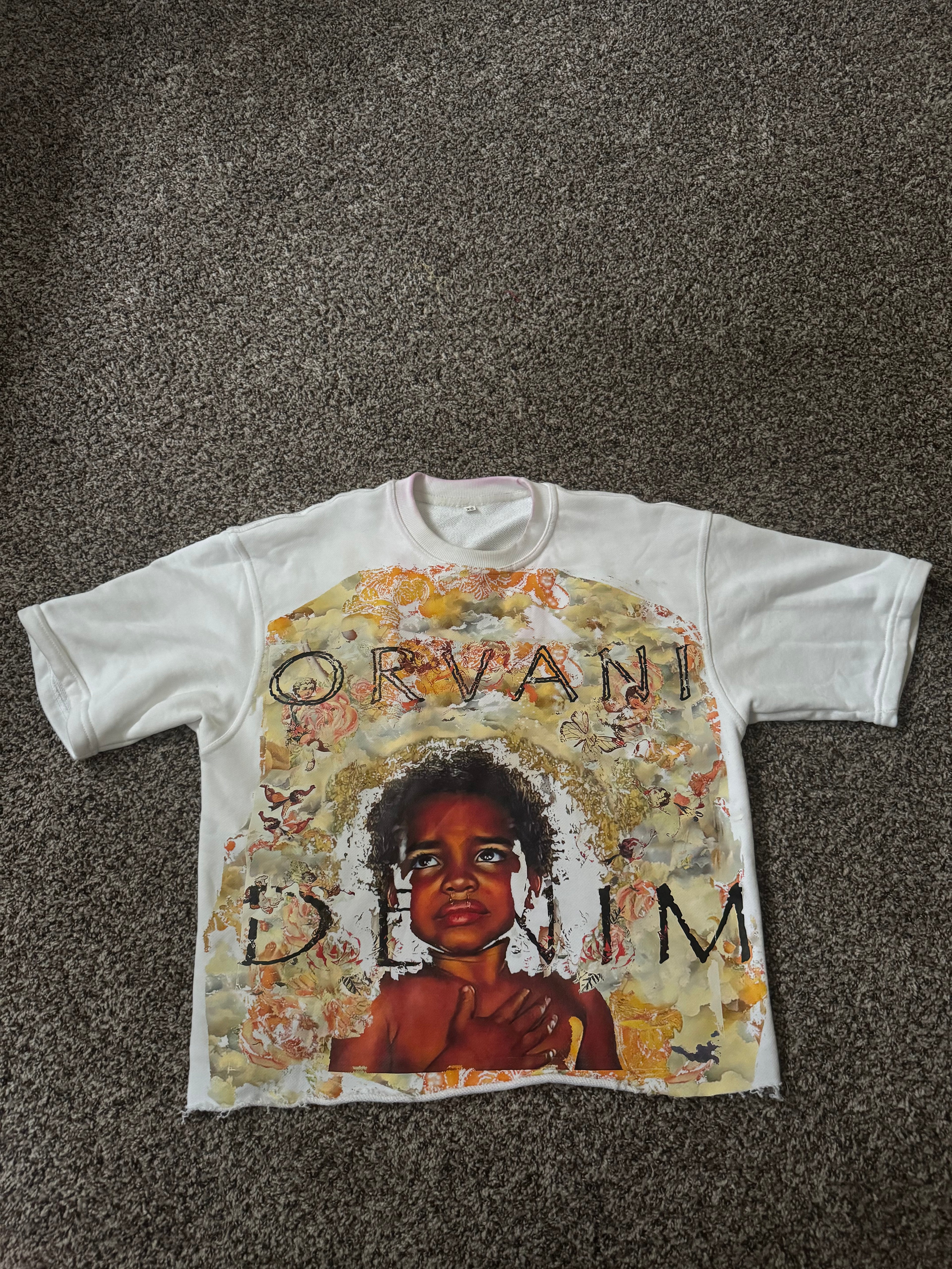Orvani Denim Graphic T Shirt