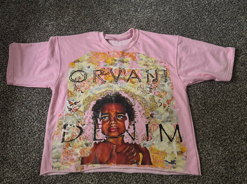 Orvani Denim Graphic T Shirt
