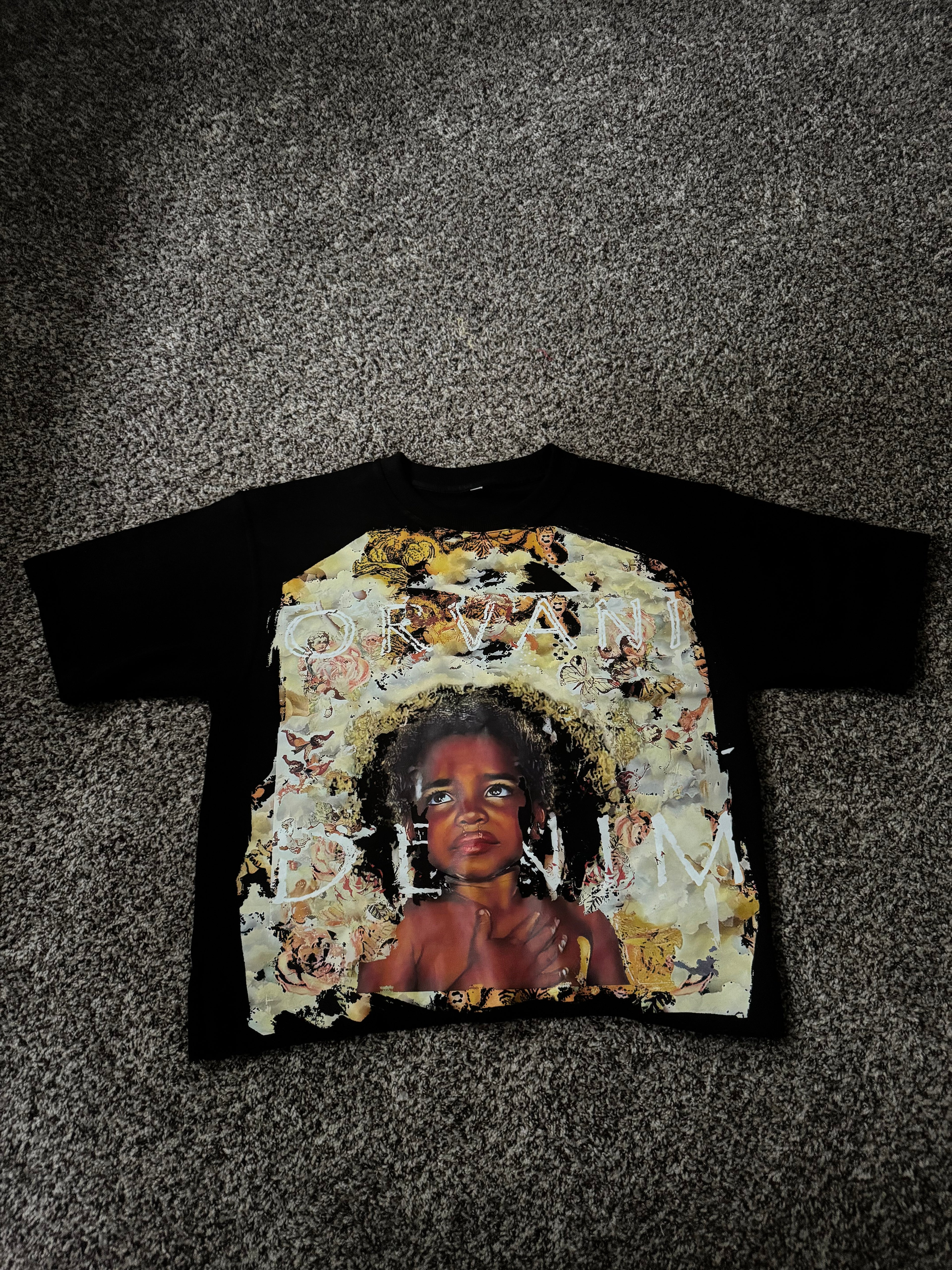 Orvani Denim Graphic T Shirt